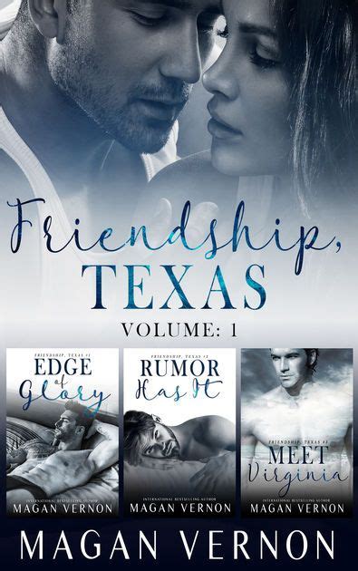 Friendship Texas Volume 1 Magan Vernon Sexy Books Romance Books