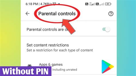 How To Remove Parental Control On Google Account Remove Parental Control YouTube