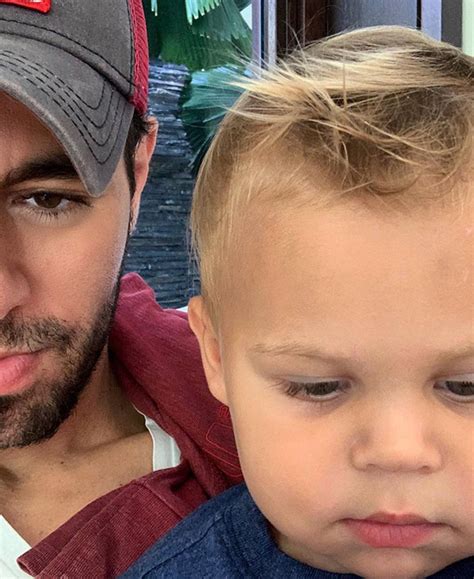 Enrique Iglesias Jokes About His Mini Doppelganger Son Nicholas