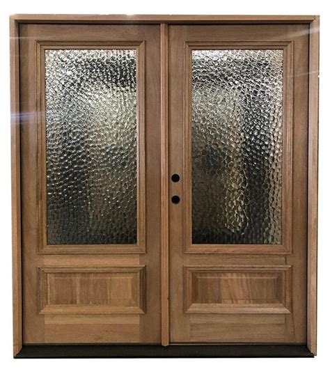 Prehung Exterior Double Doors With Glass Encycloall