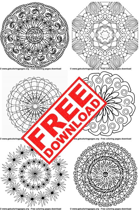 Free Mandala Stencil Download Kidsworksheetfun