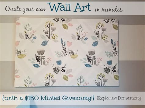 Create Your Own Wall Art In Minutes 150 Minted Giveaway ⋆ Exploring