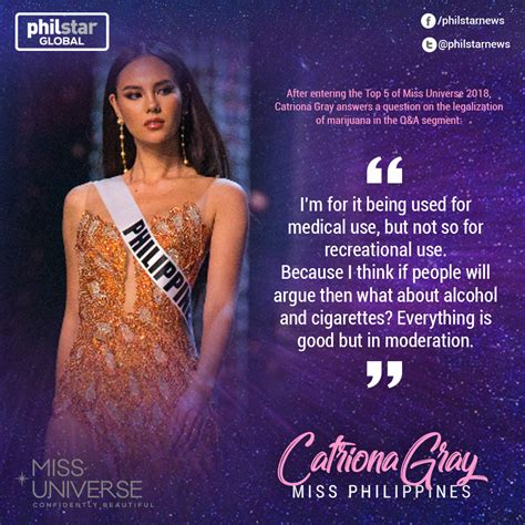 She is also a television host, model, and singer. From world to universe: Catriona Gray is now fourth ...