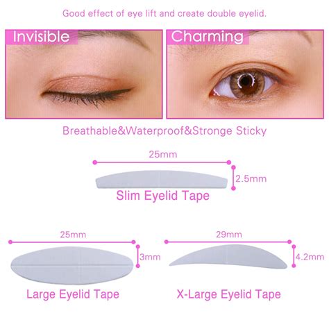 Pack Invisible Double Side Sticky Eyelid Tapes Stickers Medical Use