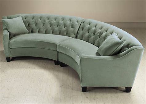 Curved Tufted Sectional Sofa 750 In Dfw Metroplex