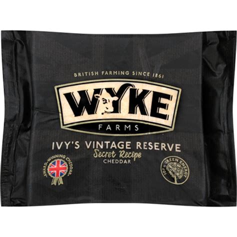 Wyke Farms Ivys Vintage Reserve Cheddar Semihard Cheese 5884 200g ᐈ