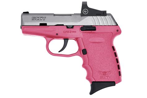 Buy Sccy Cpx 2 9mm Pistol With Pink Framestainless Slide And Crimson
