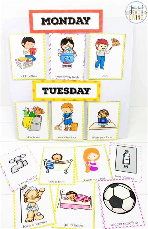 Visual Schedule Printable Bundle Best Daily Schedule For