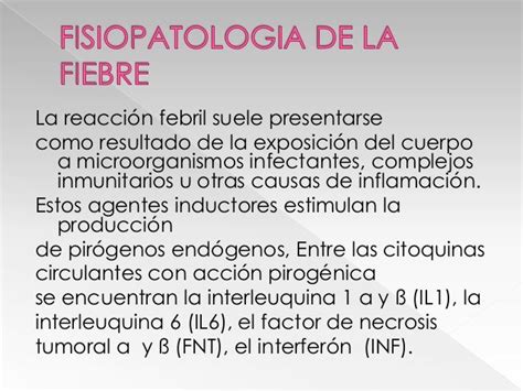 Fisiopatologia De La Fiebre