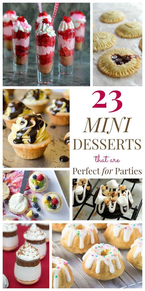 Healthy vegan desserts for fall + winter! 23 Mini Dessert Recipes That are Perfect for Parties—and Seriously Cute | Mini dessert recipes ...