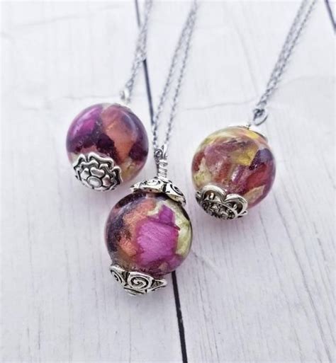 Check spelling or type a new query. Flower Memorial Necklace Preserved Funeral Flower Necklace ...