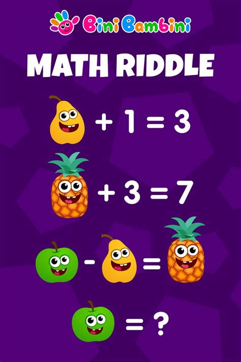 Math Riddles For Kids Learning Games For Kids Kids Learning Apps