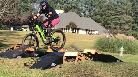 Mtb Practicing My First Jump Youtube