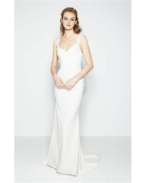 Nicole Miller Alexis Bridal Gown In White Lyst