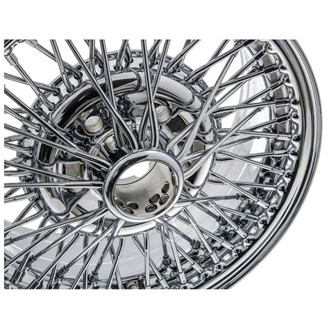 Jaguar Wire Wheel 15 X 65 Chrome 70 Spoke Pcd 5 X 1207mm Tubeless