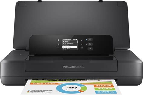 Hp officejet 200 mobile printer series wireles printer that can deliver quality prints as amazing, is seen more clearly in beautiful photographs. HP OfficeJet 200 Mobile Inkjet Printer Black CZ993A#B1H ...