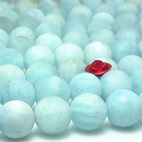 Light Blue Aquamarine Round Beads Exquisite Quality 10mm37 Etsy