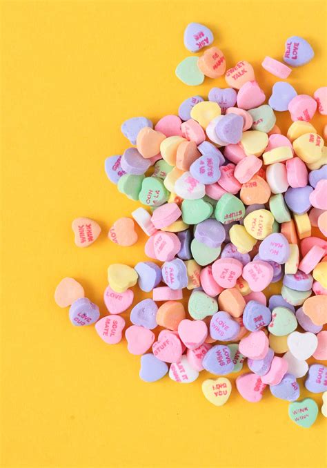 Candy Hearts Colorful Pictures Art Happy Valentines Day Valentine