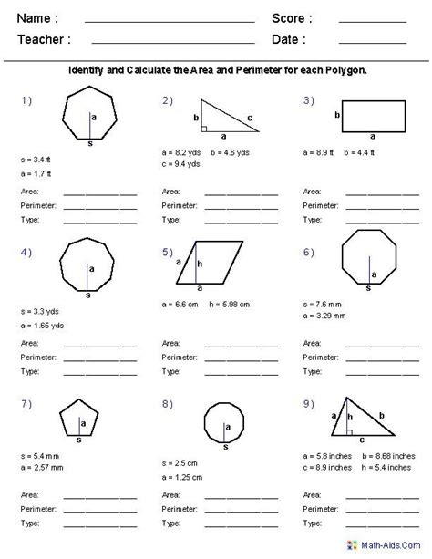 10th Grade Math Worksheet With Answer Key