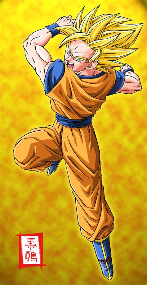 Goku Ssj2 By Snakou On Deviantart