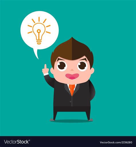 Businessman Figure Out Cartoon Royalty Free Vector Image