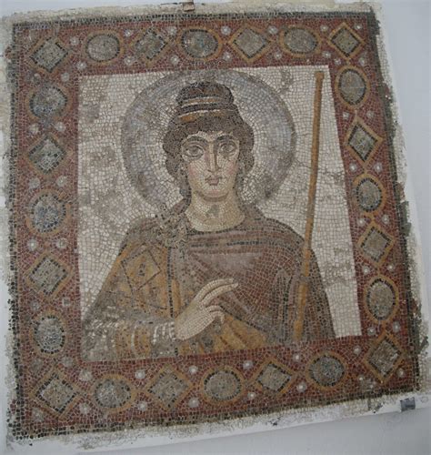 Lady Of Carthage Mosaic National Museum Of Carthage Byrsa Flickr