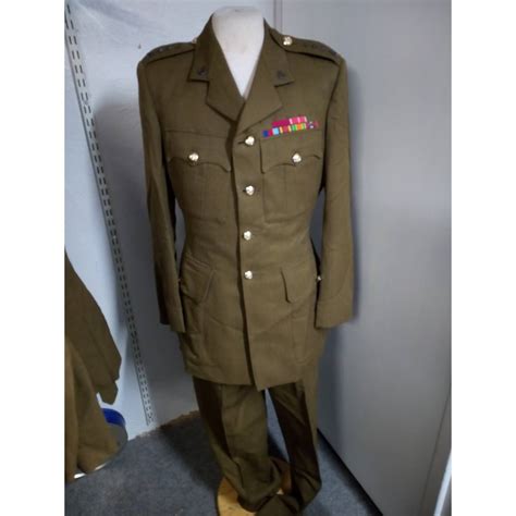 British Army No2 Dress Uniform 1964 Jacket And Trousers Size