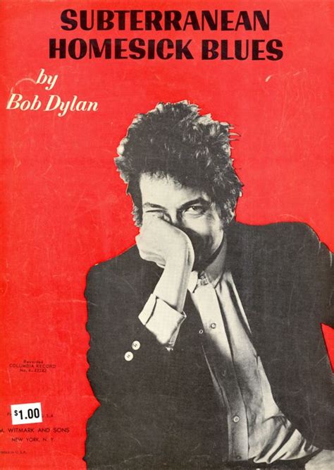 Bob Dylan Sheet Music Subterranean Homesick Blues