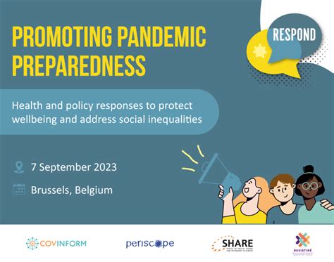 Promoting Pandemic Preparedness Conference In Brussels Organised By