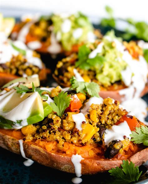 Mexican Stuffed Sweet Potato The Delicious Plate
