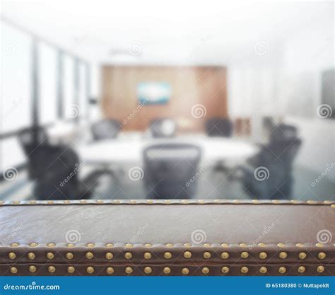 Table Top And Blur Office Of Background Stock Photo Image Of Interior