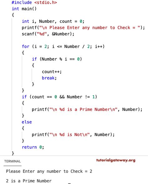 C Program To Find Prime Number Laptrinhx