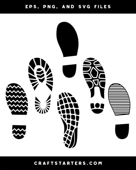 Shoeprint Silhouette Clip Art