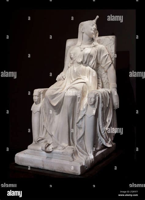 La Mort De Cléopâtre Par Le Sculpteur Edmonia Lewis Cléopâtre 69 30 Av J C La Reine