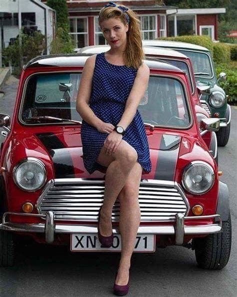 Minimal Skirt Mini Cars Car Girls Pin Up Glamour Lady Fun Mini
