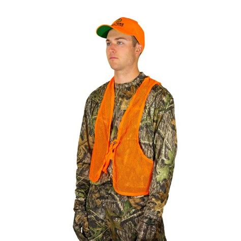 Hunters Specialties Adult Blaze Orange Safety Vest Hs 02000 Blain