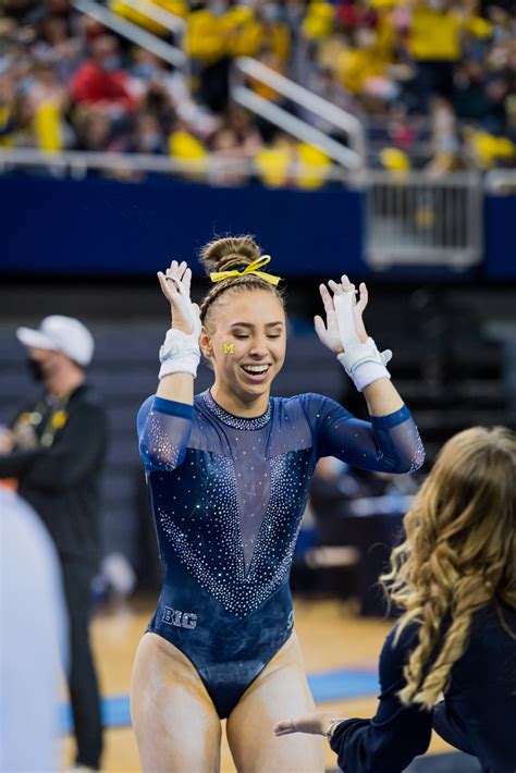 Michigan Womens Gymnastics On Twitter Natalie Wojcik Gets The Second