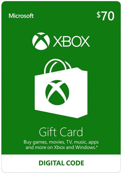 Xbox 70 T Card Digital Code T Cards