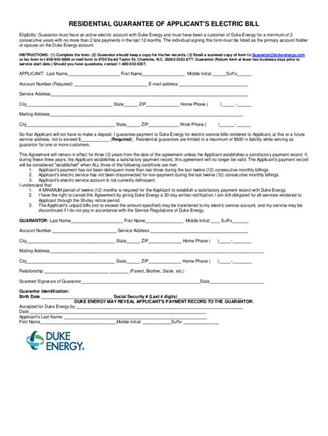 Duke Energry Residential Rebate Form
