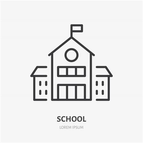 University Campus Icon Illustrations Royalty Free Vector Graphics
