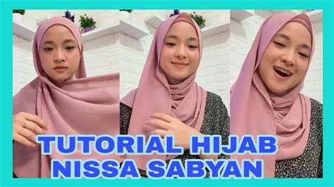 Tutorial Hijab Nissa Sabyan Simple Youtube