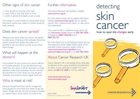 Skin Cancer Leaflet Gcmt