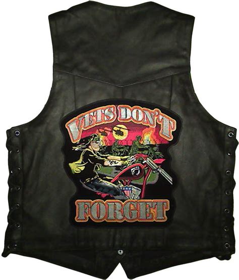 Vets Dont Forget Large Back Patch Military Patches Thecheapplace