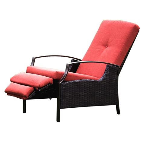 Naturefun Indooroutdoor Wicker Adjustable Recliner Chair Relaxing