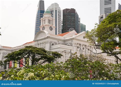Old Colonial Buildings In Singapore Stock Image Image Of Culture