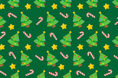 Seamless Vector Christmas Pattern Graphic Patterns Creative Market