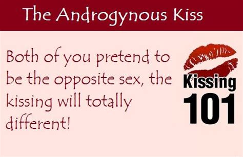 The Androgynous Kiss Good Kisser Kisser Androgynous