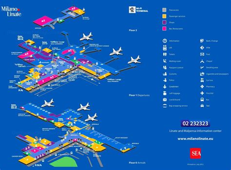 Map Of Milan Airport Airport Terminals And Airport Gates Of Milan