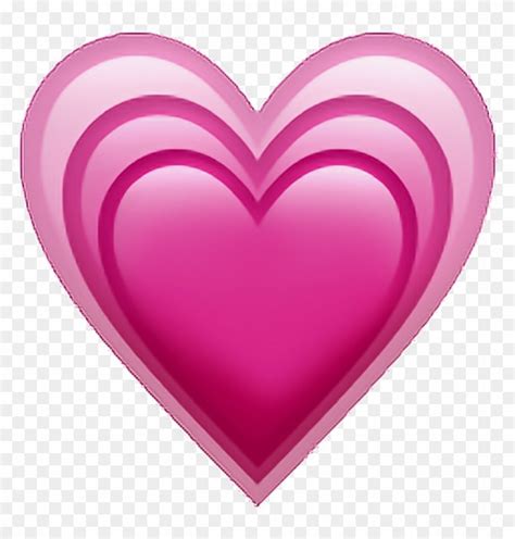 Heart Sticker Iphone Heart Emoji Png Transparent Png 1024x1024