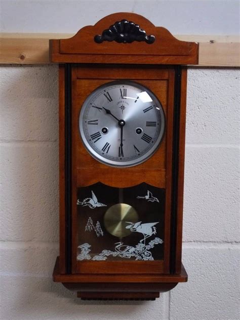 15 Day Wind Up Pendulum Chiming Wall Clock By C Wood And Sons £6000